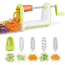 Amazon｜野菜スパイラライザースライサー、5ブレードスパイラル